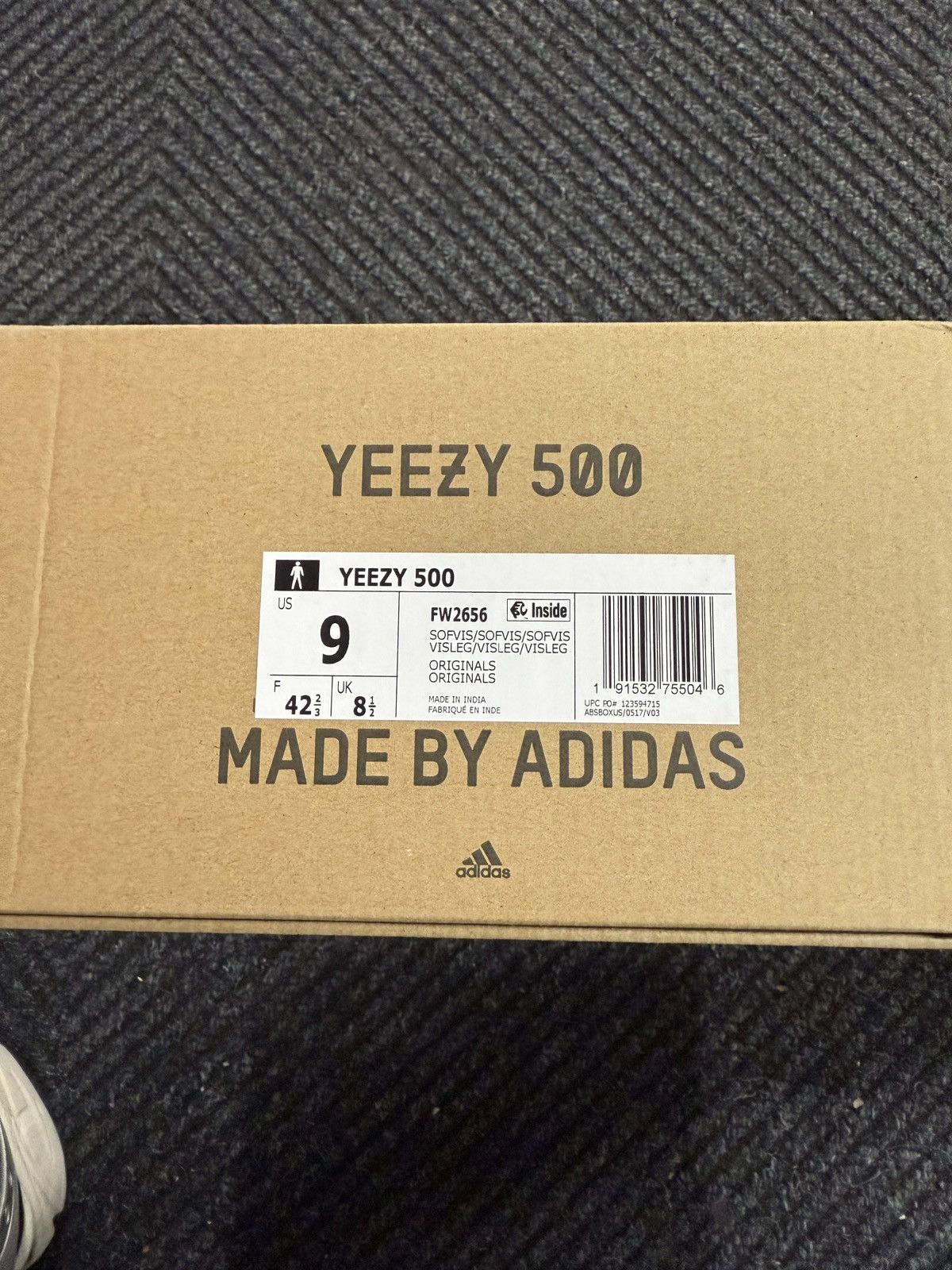 Adidas × Yeezy Adidas Yeezy 500 “ Soft Vision” Size US 9 / EU 42 - 9 Thumbnail