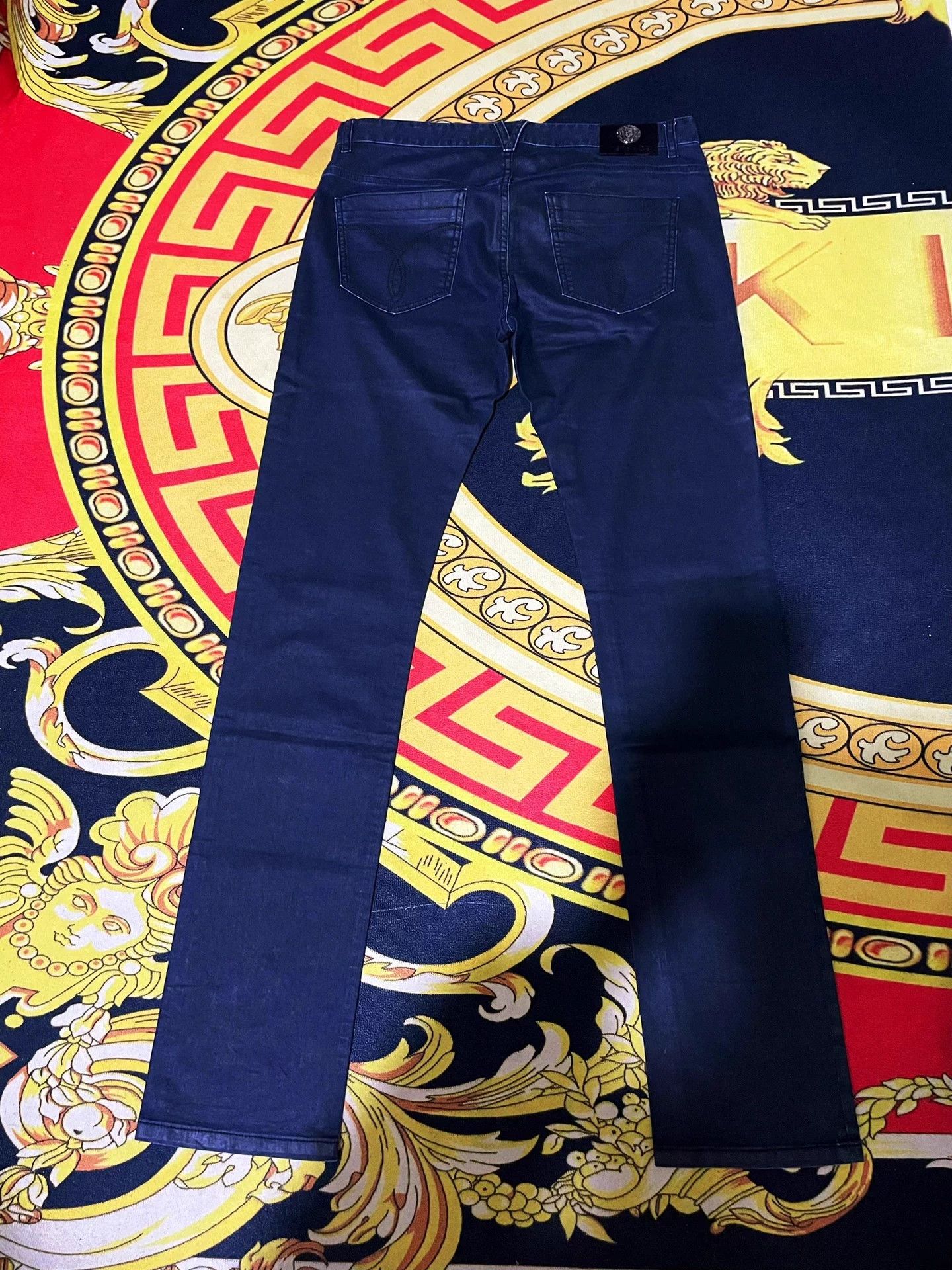 Versace Versace Main Line Men's Denim Pants 34 Size US 34 / EU 50 - 2 Thumbnail