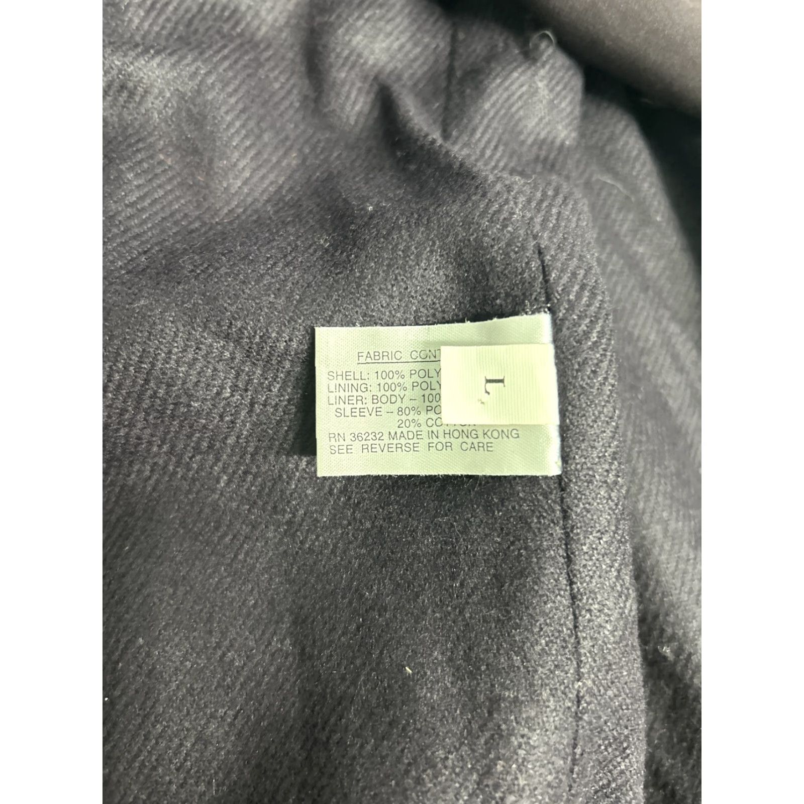 Vintage Gallery Overcoat Dark Purple Long Button Up Women's L Removable Lining Pockets Polyester Coat Size L / US 10 / IT 46 - 7 Thumbnail