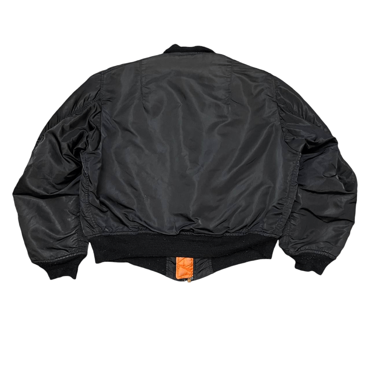Alpha Industries Vintage Alpha Industries Ma 1 Bomber Jacket Military Black Size US XL / EU 56 / 4 - 11 Thumbnail