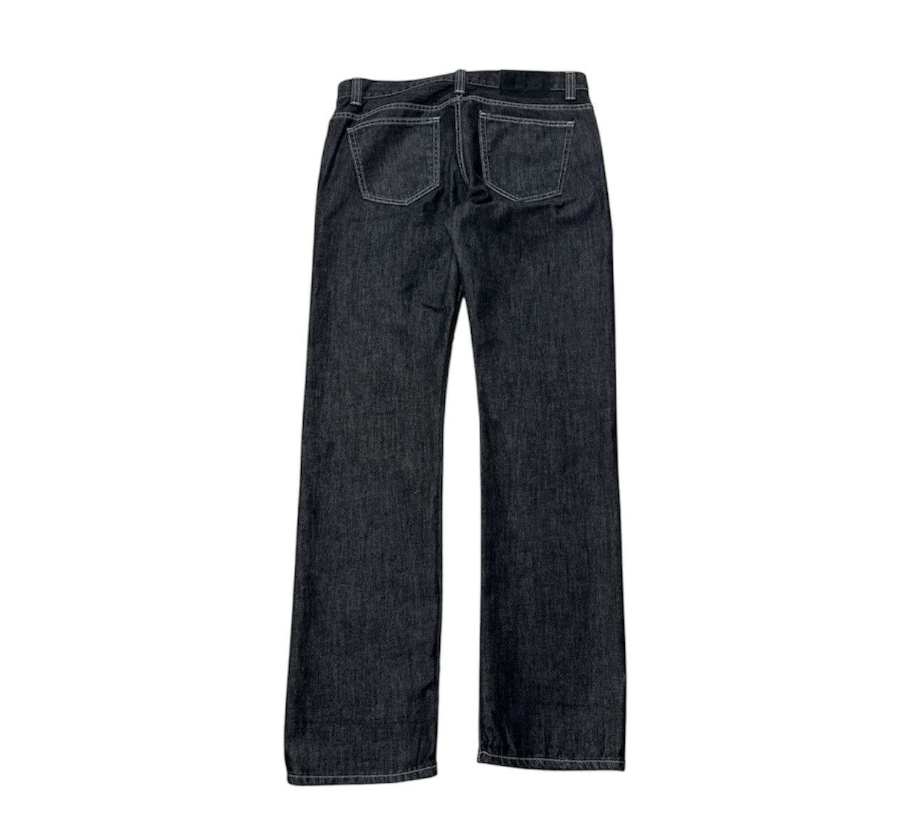 Designer × H&M × Karl Lagerfeld Karl Lagerfeld for H&M dark grey goth denim jeans pants Size US 32 / EU 48 - 2 Thumbnail
