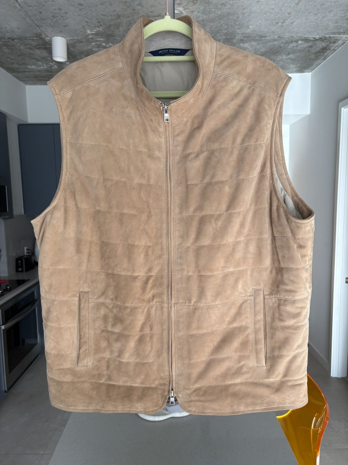 Peter Millar Peter Millar Suede Featherweight Vest XL Size US XL / EU 56 / 4 - 1 Thumbnail