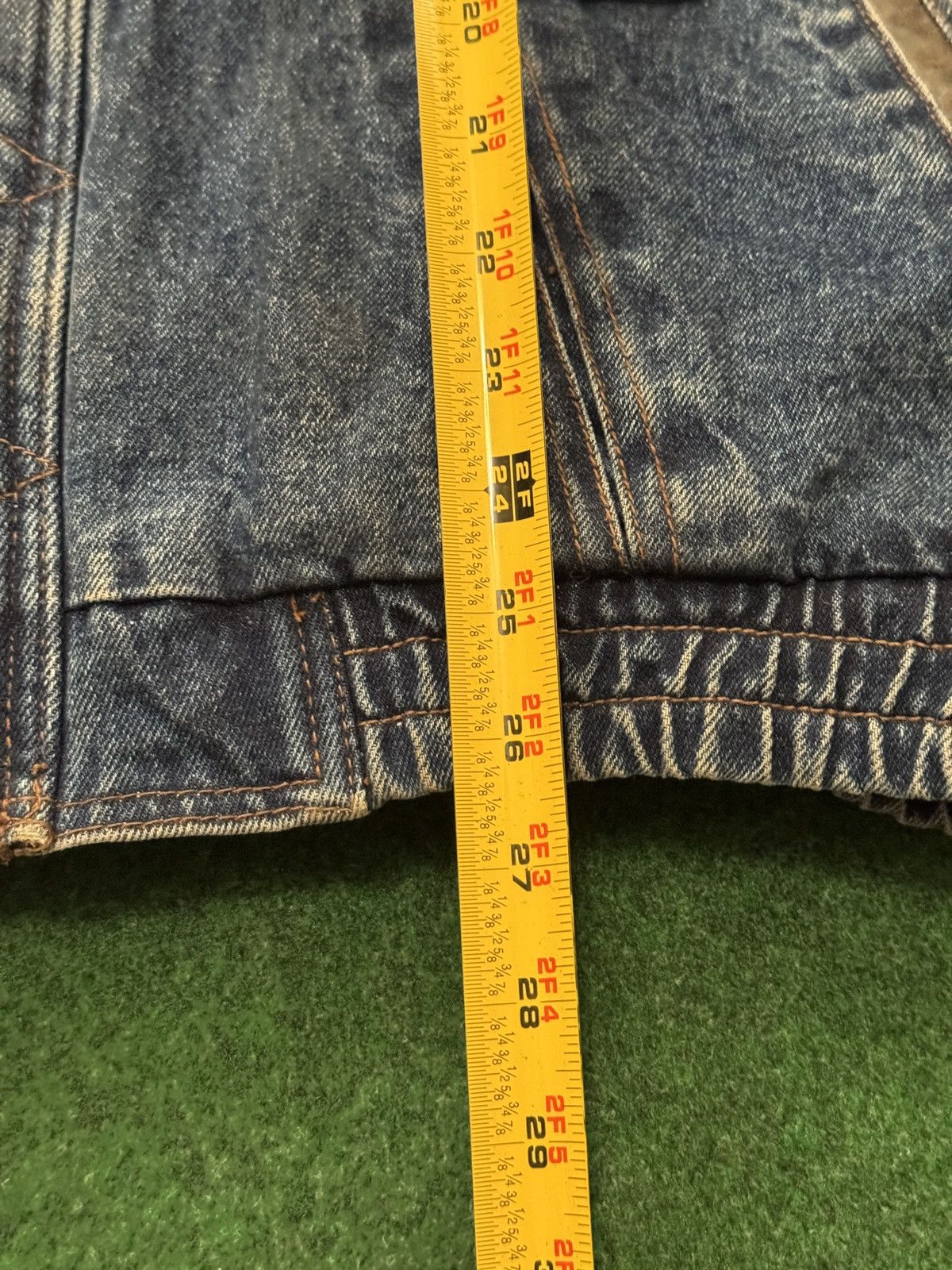 Vintage Vintage 90s Eagles Ridge Bomber CRAZY LINING Denim Jacket Size US M / EU 48-50 / 2 - 7 Thumbnail