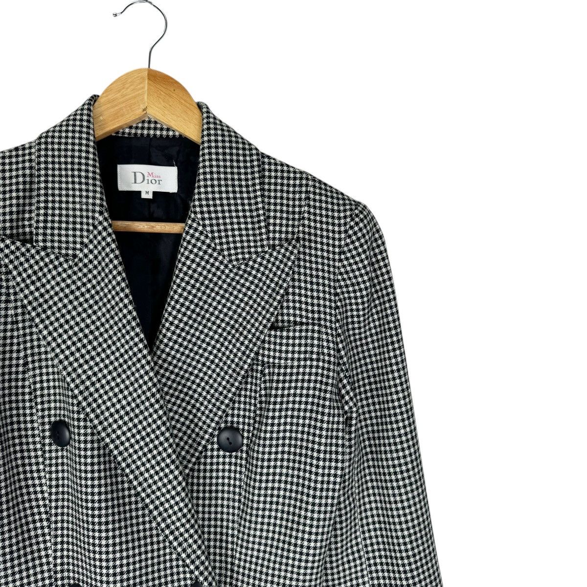 Christian Dior Monsieur ☀️VINTAGE MISS DIOR PLAIDS LONG JACKET Size M / US 6-8 / IT 42-44 - 3 Thumbnail