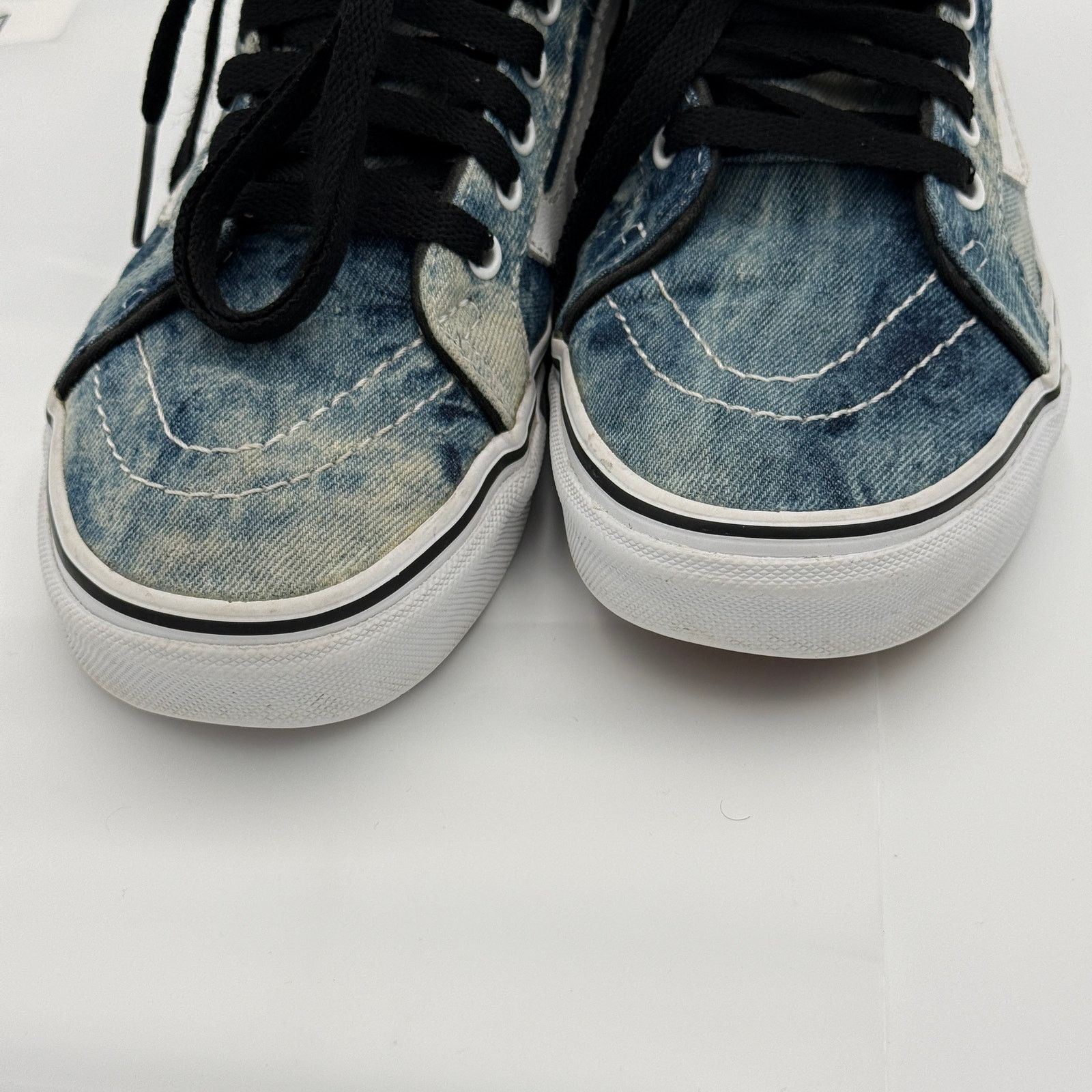 Vans ans Sk8-Hi Acid Wash Denim High Top Sneakers Size 6.5 Size US 6.5 / IT 36.5 - 7 Thumbnail