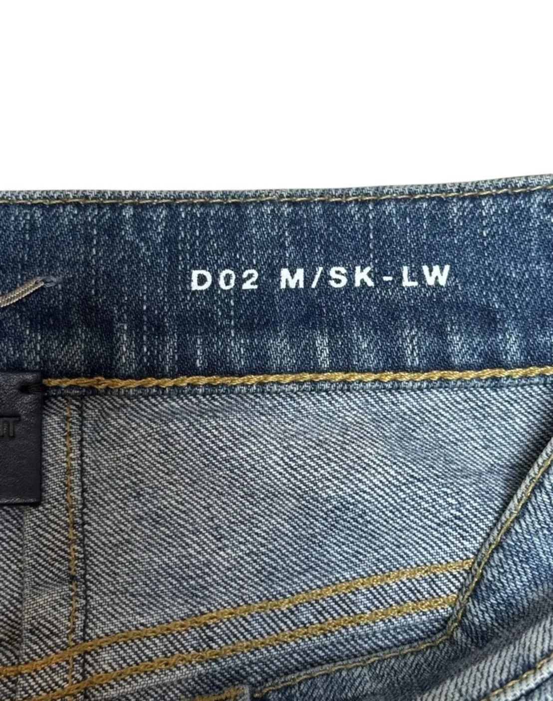 Saint Laurent Paris Saint Laurent Studded Leather Patch Distressed Denim Jean Size US 28 / EU 44 - 5 Thumbnail