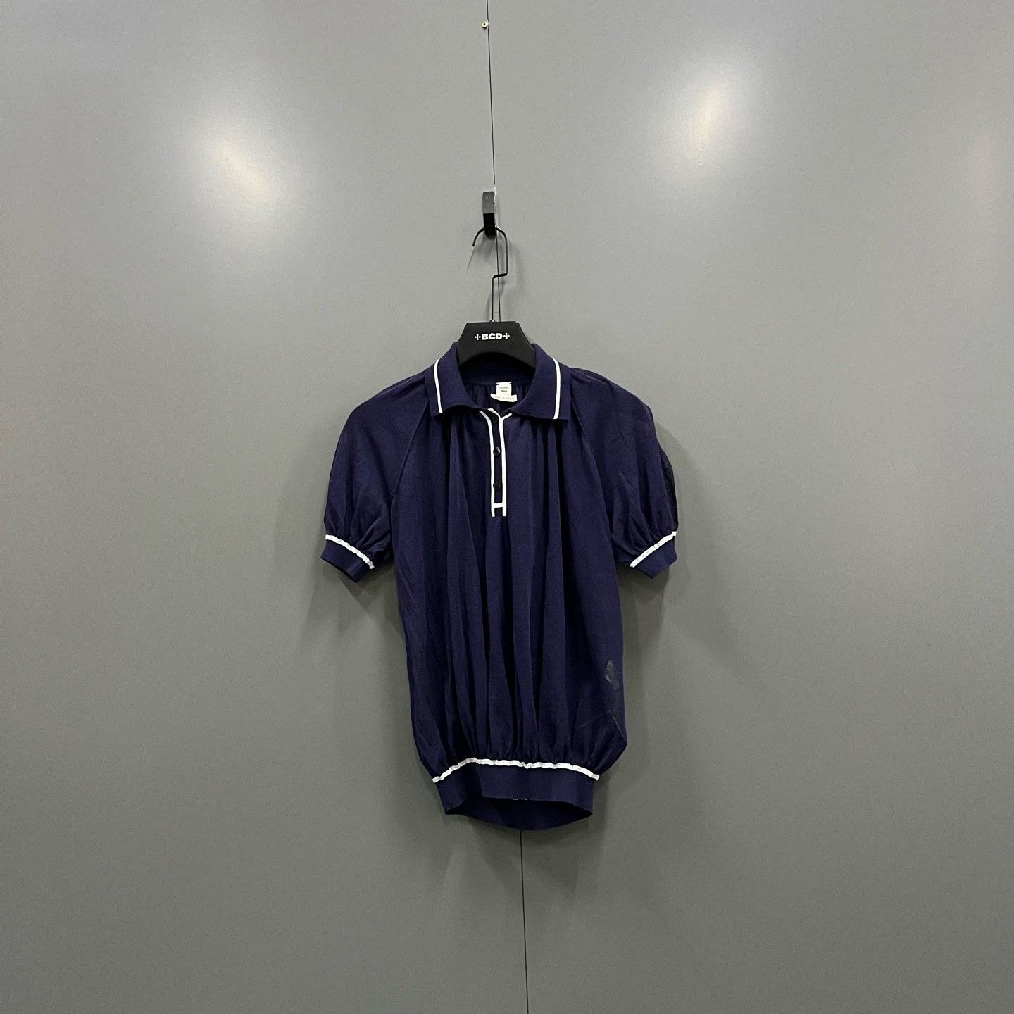 Hermes Hermes Knit Blue Polo xxs Men Size US XXS / EU 40 - 1 Thumbnail