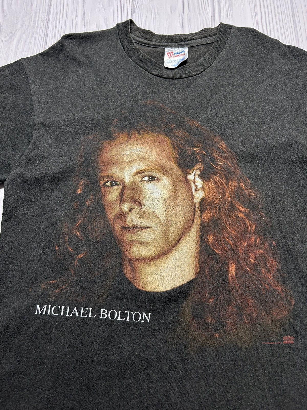Band Tees Vintage 1993 Singer Michael Bolton Timeless Tour T-Shirt Size US L / EU 52-54 / 3 - 4 Thumbnail