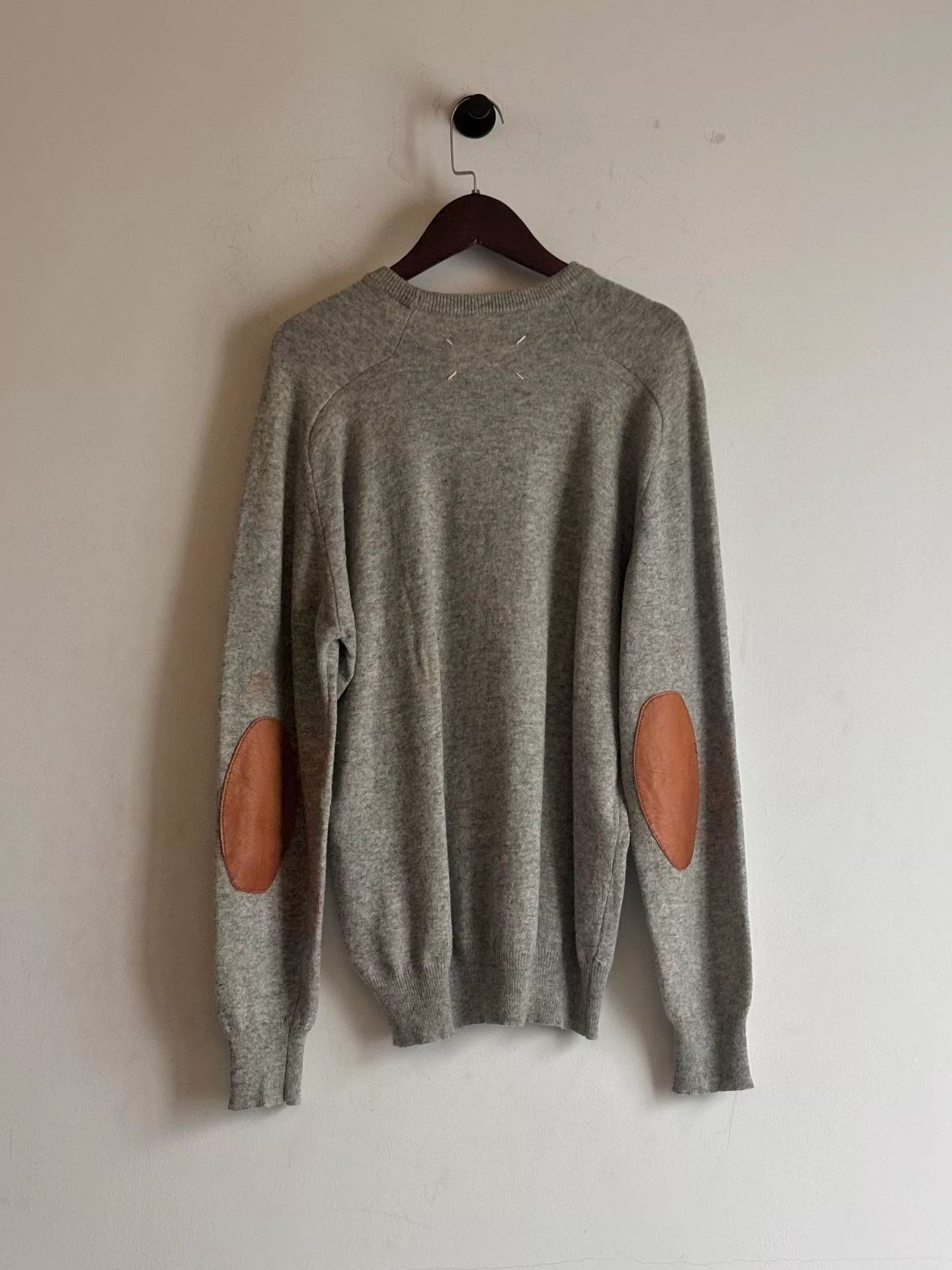 Maison Margiela maison margiela elbow patch knit sweater Size US L / EU 52-54 / 3 - 1 Thumbnail