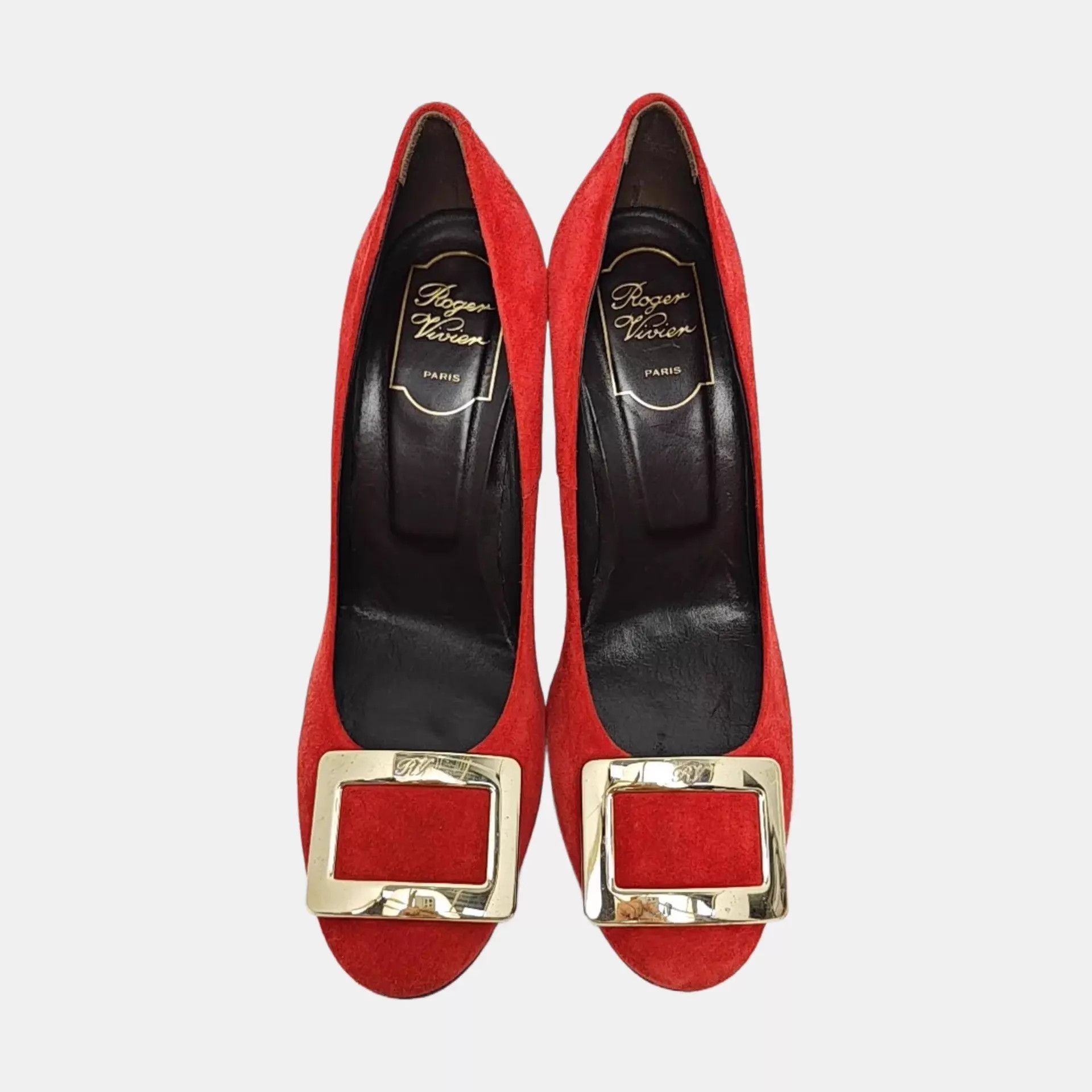 Roger Vivier Authentic Roger Vivier Heels 39 Size US 8.5 / IT 38.5 - 3 Thumbnail