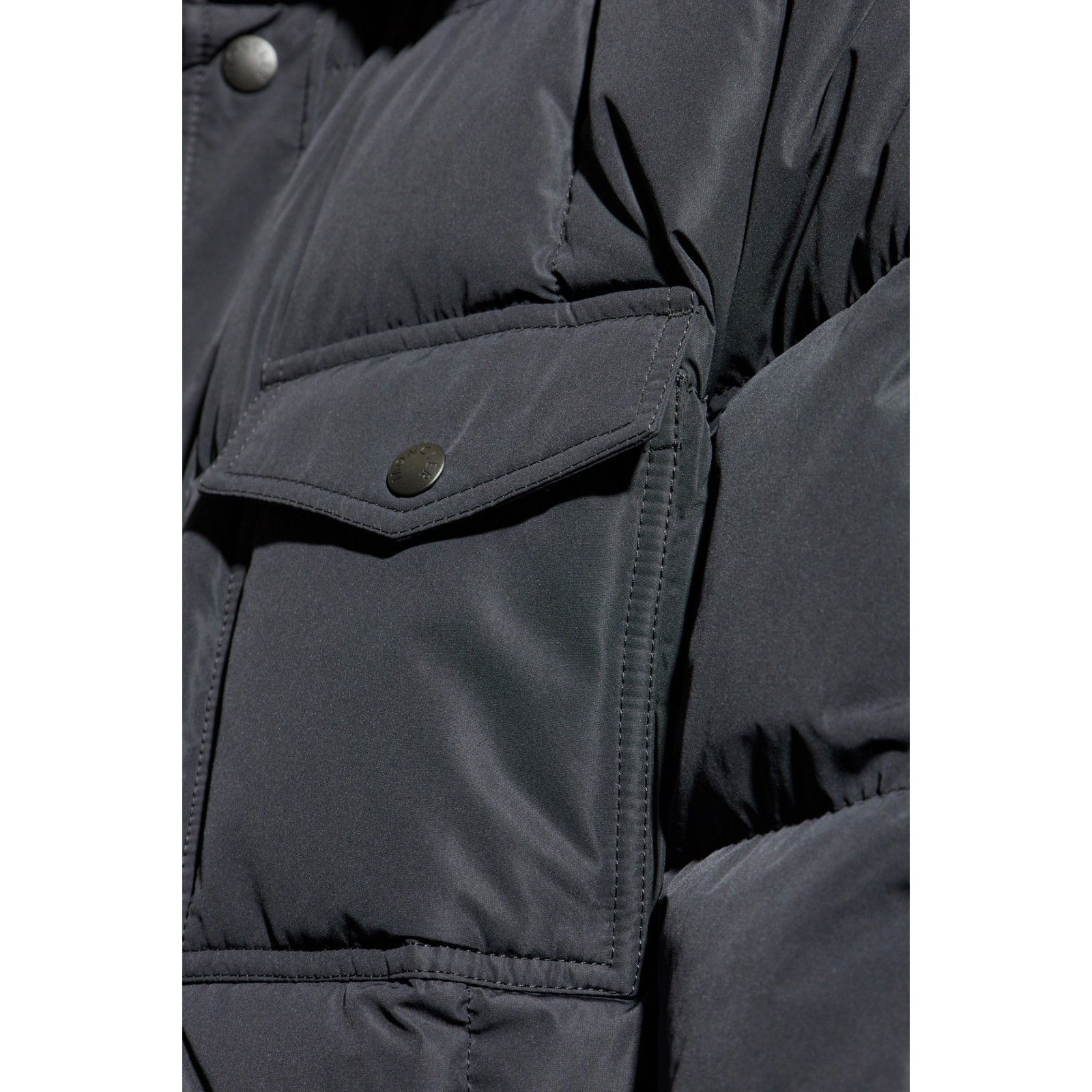 Moncler MONCLER Marcilly Men's Black Down Jacket New (Men's size:L;) Size US L / EU 52-54 / 3 - 2 Thumbnail
