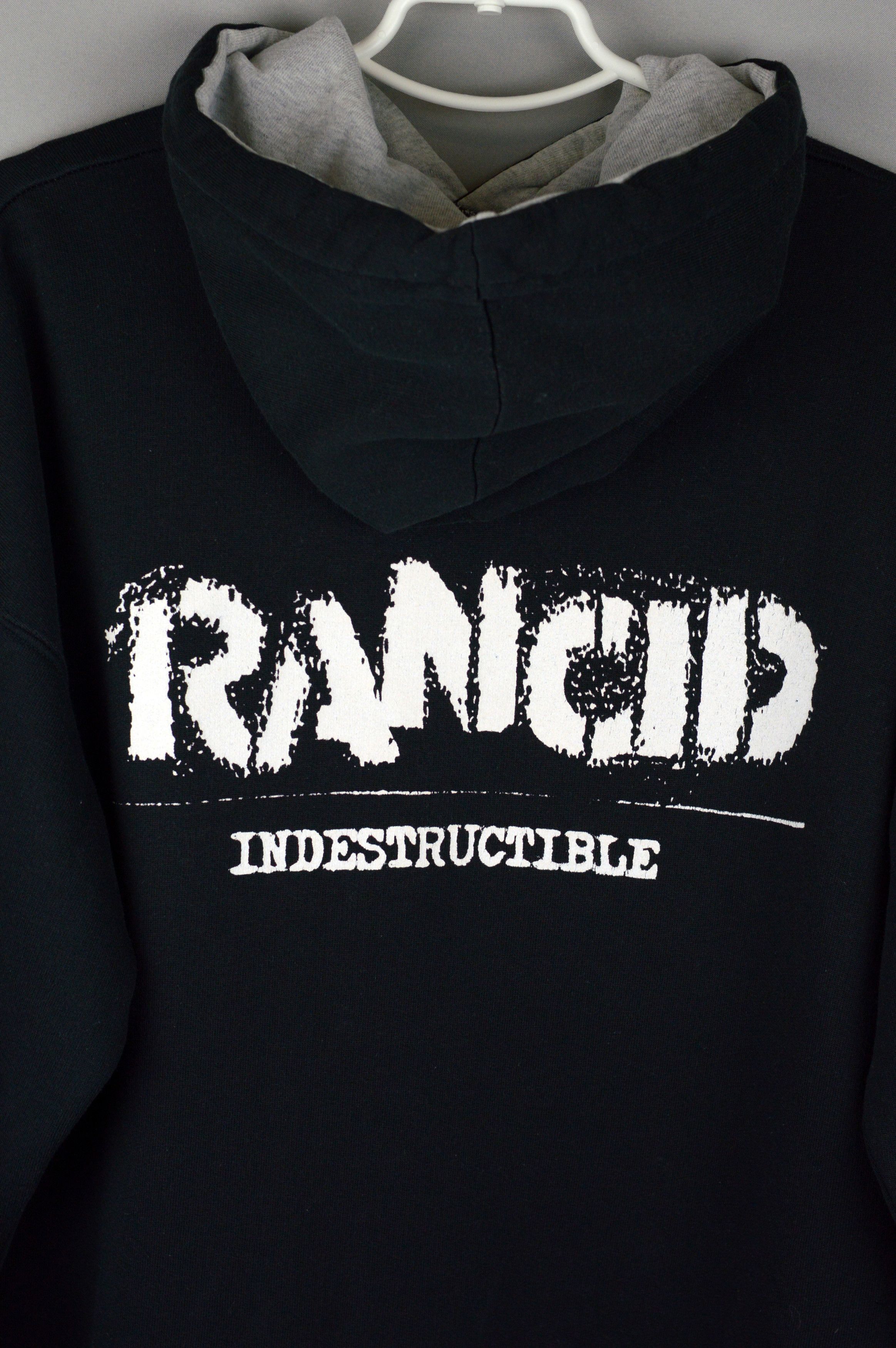 Band Tees × Vintage Vintage Rancid Indestructible 2003 hoodie Size US XL / EU 56 / 4 - 4 Thumbnail