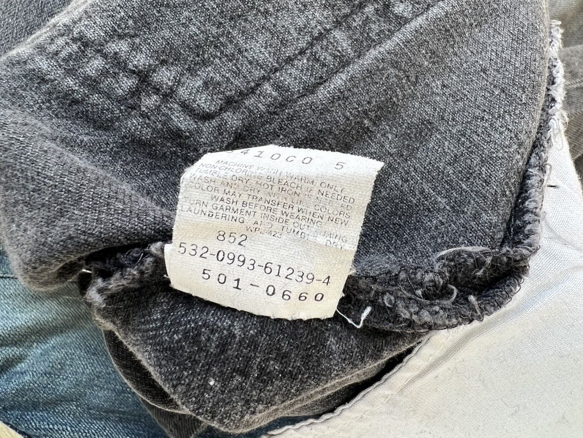 Levi's Vintage 80s Levi’s 501 Distressed Fade Black Denim Jeans Size US 30 / EU 46 - 24 Thumbnail