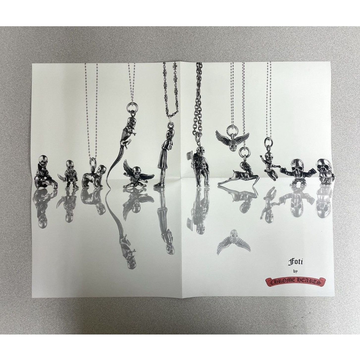 Chrome Hearts × Vintage Chrome Hearts silver jewelries 15x19 magazine Poster Size ONE SIZE - 1 Thumbnail