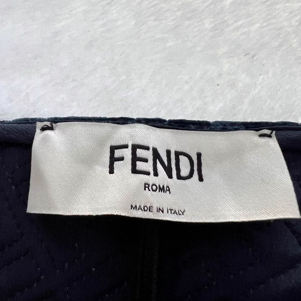 Fendi FENDI blue velvet embossed skirt NWT IT38 Size 26" / US 2 / IT 38 - 3 Thumbnail