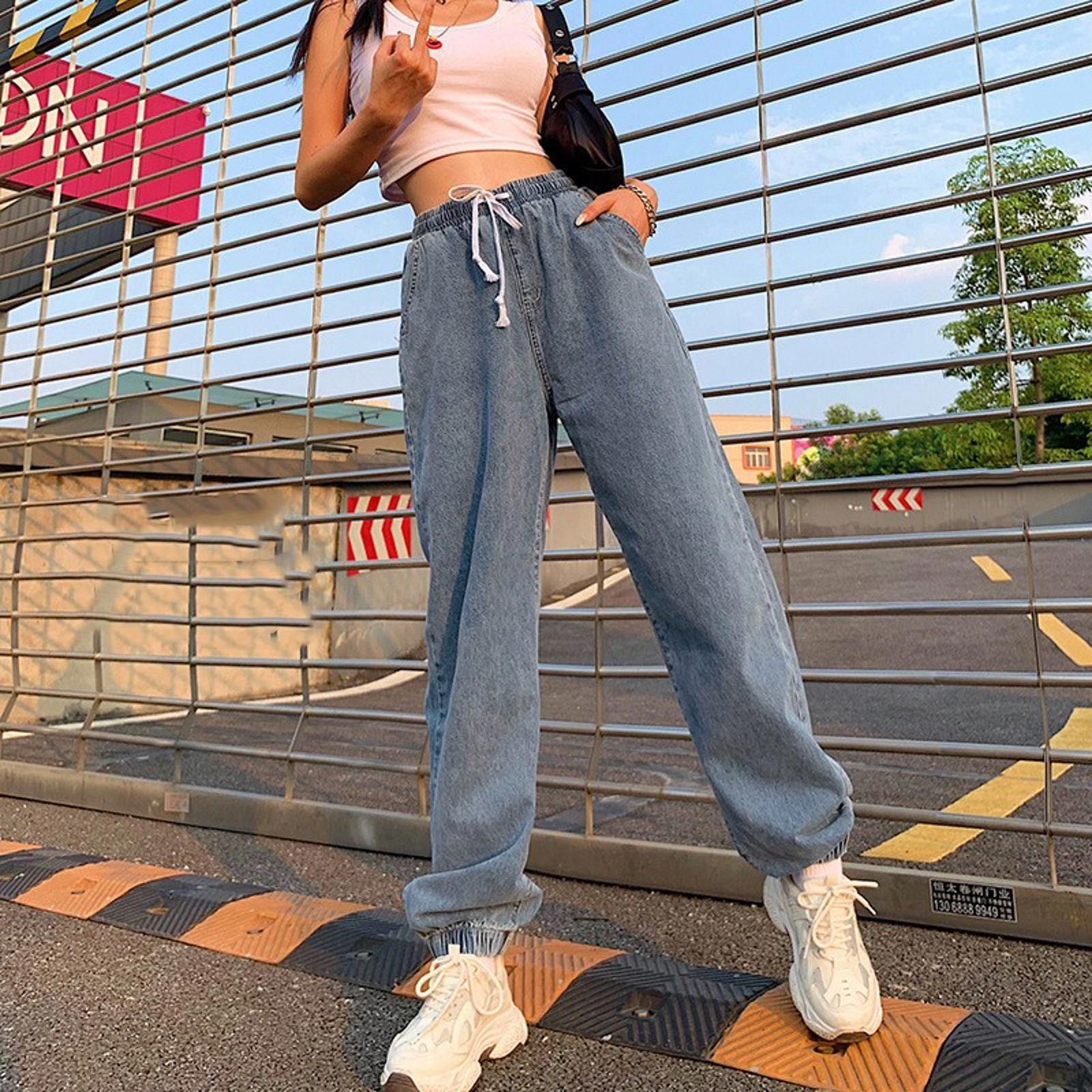 The Unbranded Brand Women's strappy jeans Size US 32 / EU 48 - 2 Thumbnail