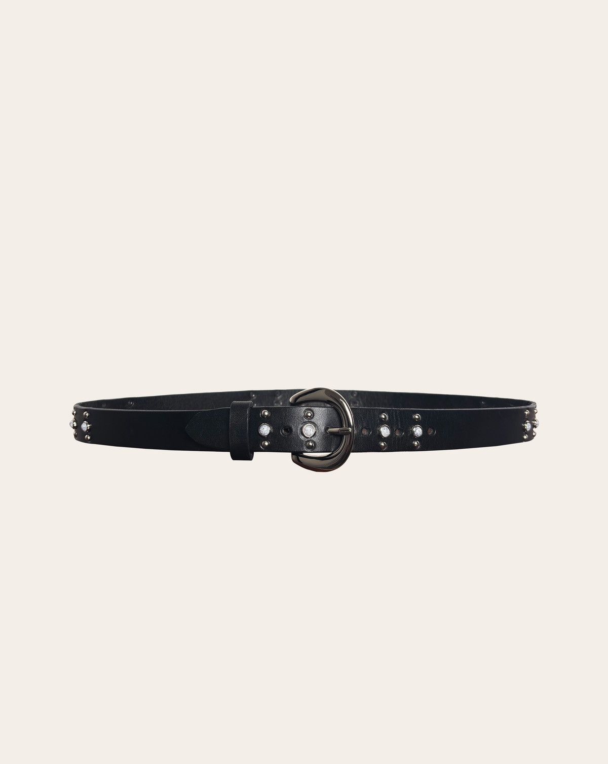 Vintage Studded Belt Size 32 - 3 Thumbnail