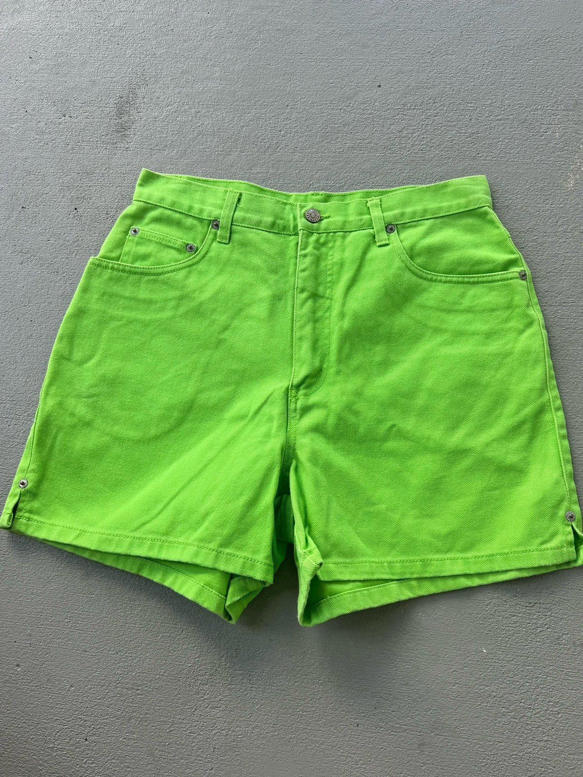 Bill Blass Bill Blass vintage neon green short Size 32" / US 10 / IT 46 - 1 Thumbnail