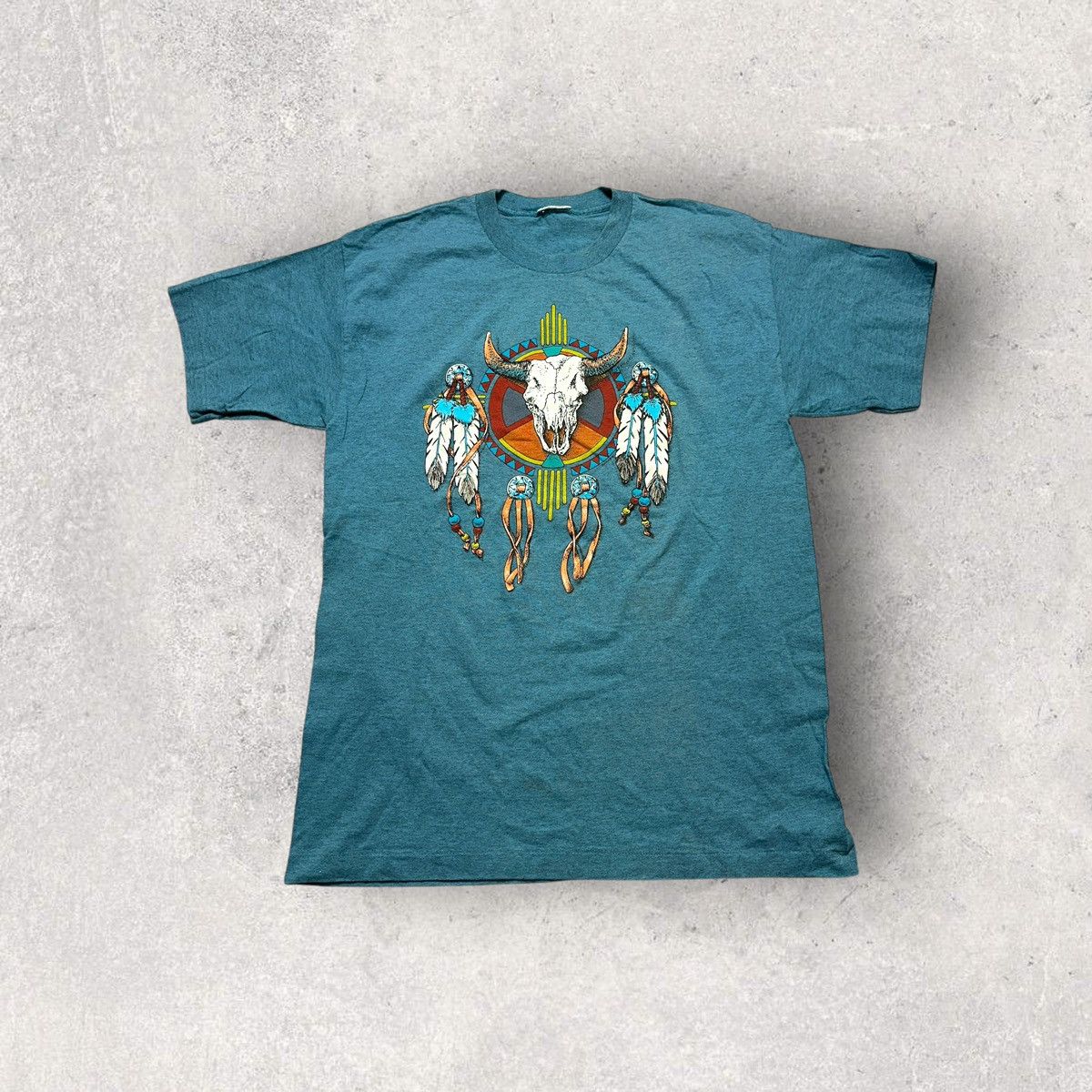 Vintage Vintage Western tee Size US L / EU 52-54 / 3 - 1 Thumbnail