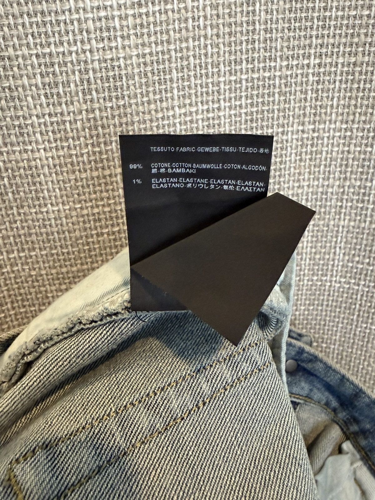 Saint Laurent Paris Saint Laurent Paris Hedi Slimane Stonewashed Blue D02 Denim Size US 31 - 7 Thumbnail