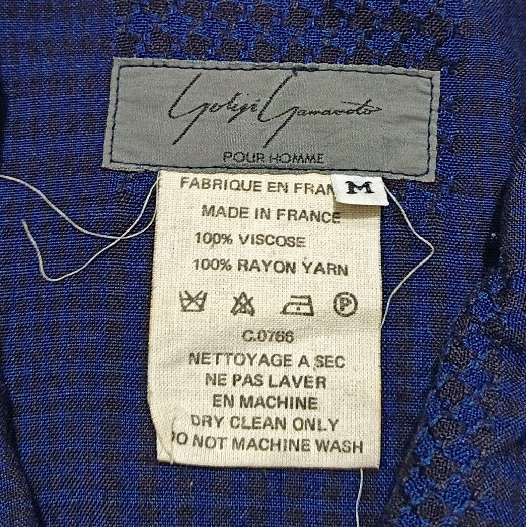 Yohji Yamamoto Vintage 90s Yohji Yamamoto Pour Homme Viscose Rayon Shirt Size US M / EU 48-50 / 2 - 3 Thumbnail