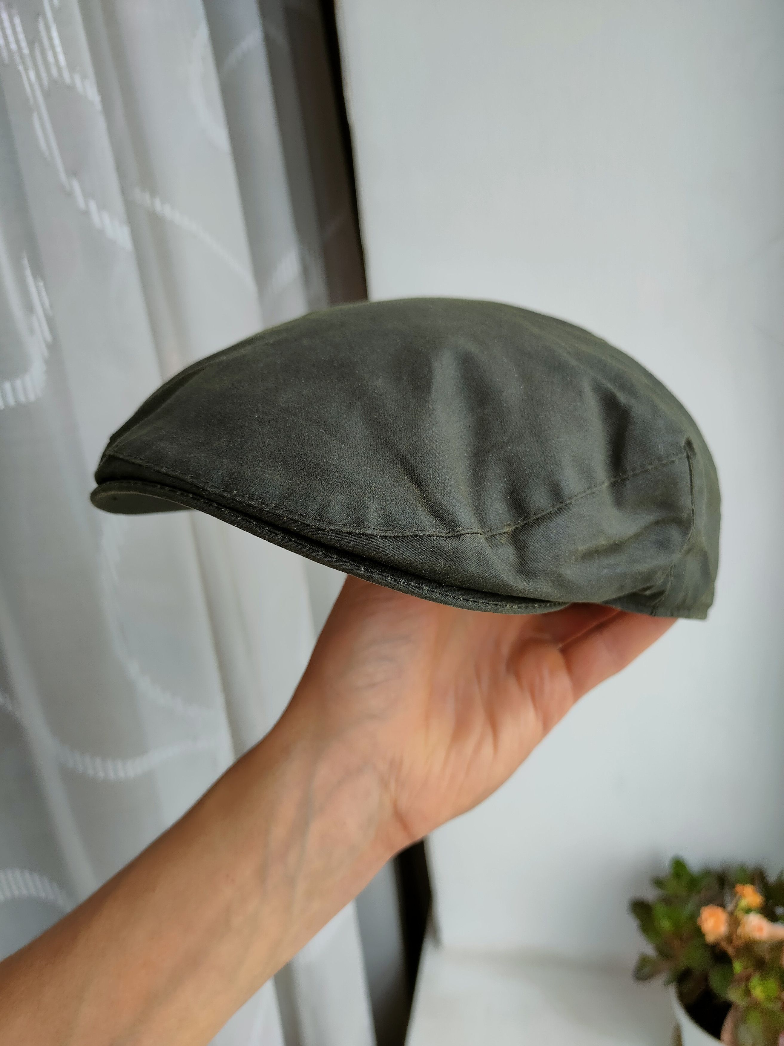 Wax London Waxed Cap Hat Wax Flat Cap Hooligan Cap Driving Baker Size ONE SIZE - 1 Thumbnail