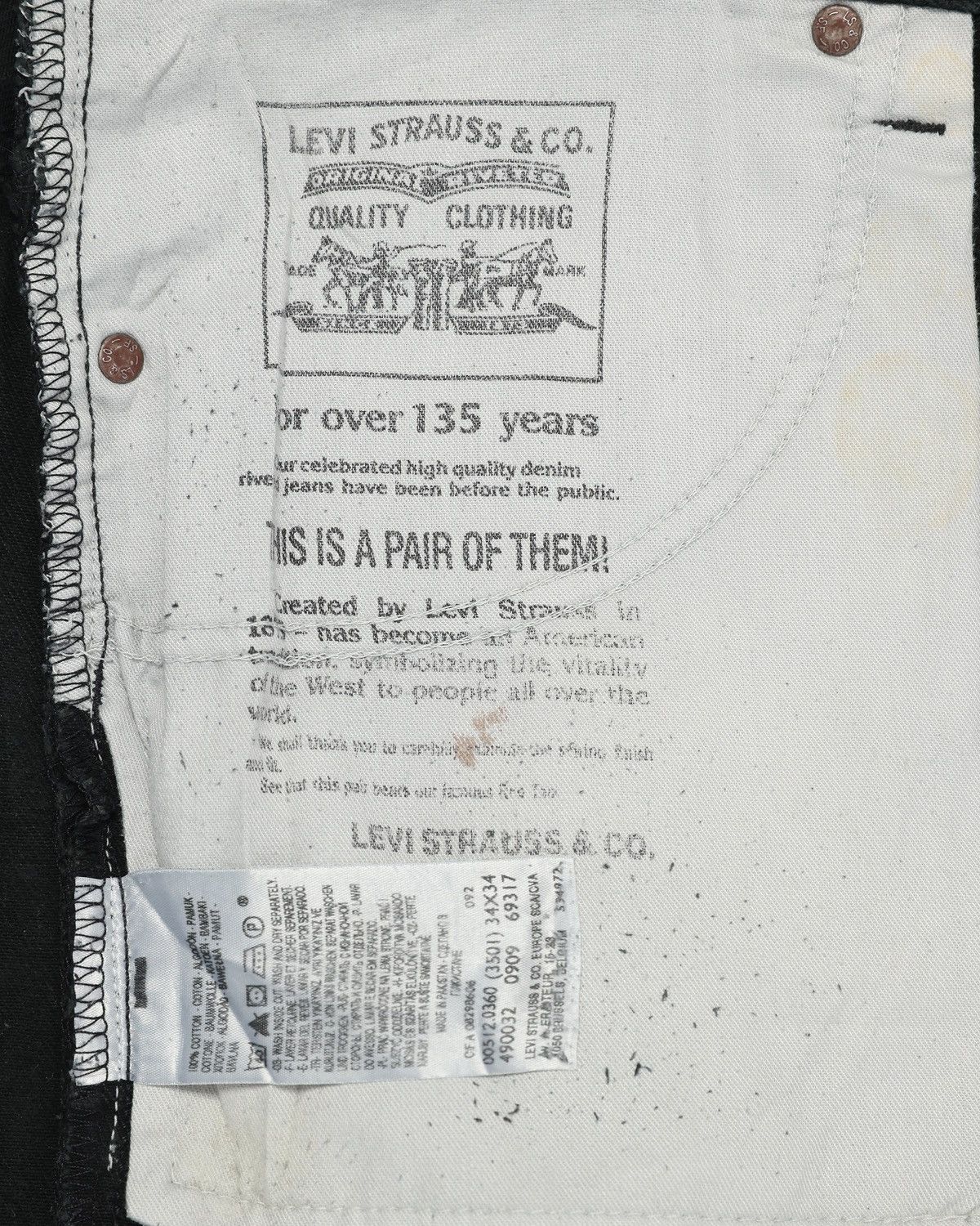 Levi's Levis 512 bootcut jeans - Size US 34 / EU 50 - 6 Thumbnail