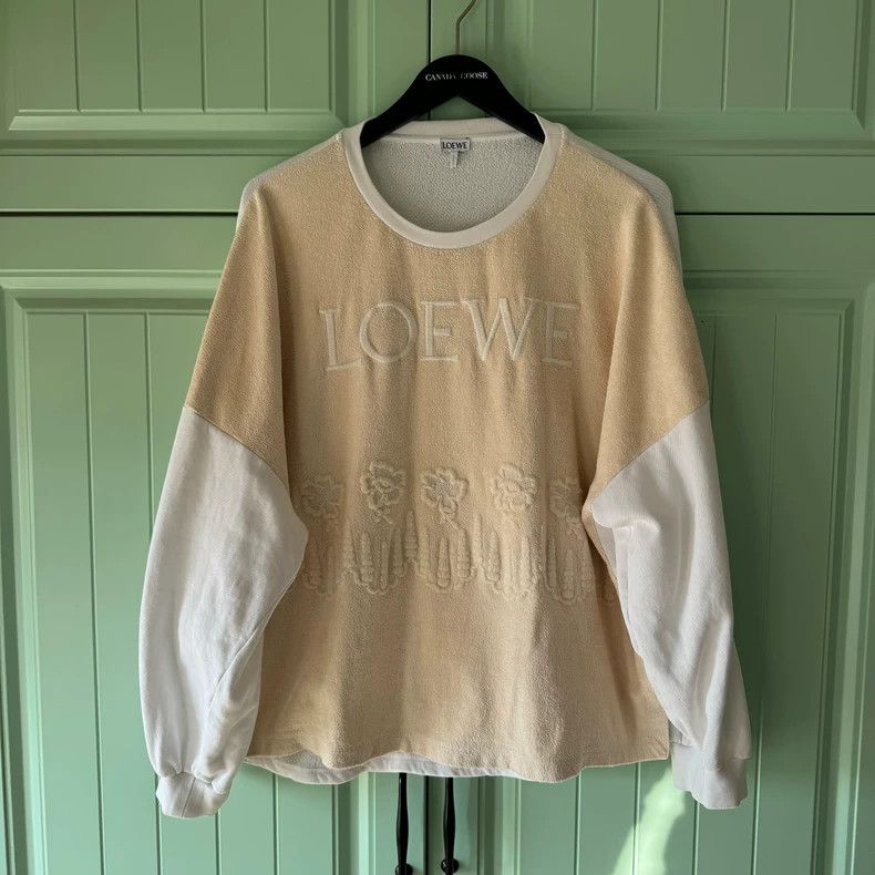 Loewe LOEWE Colorful loose hooded sweater Size M / US 6-8 / IT 42-44 - 1 Thumbnail