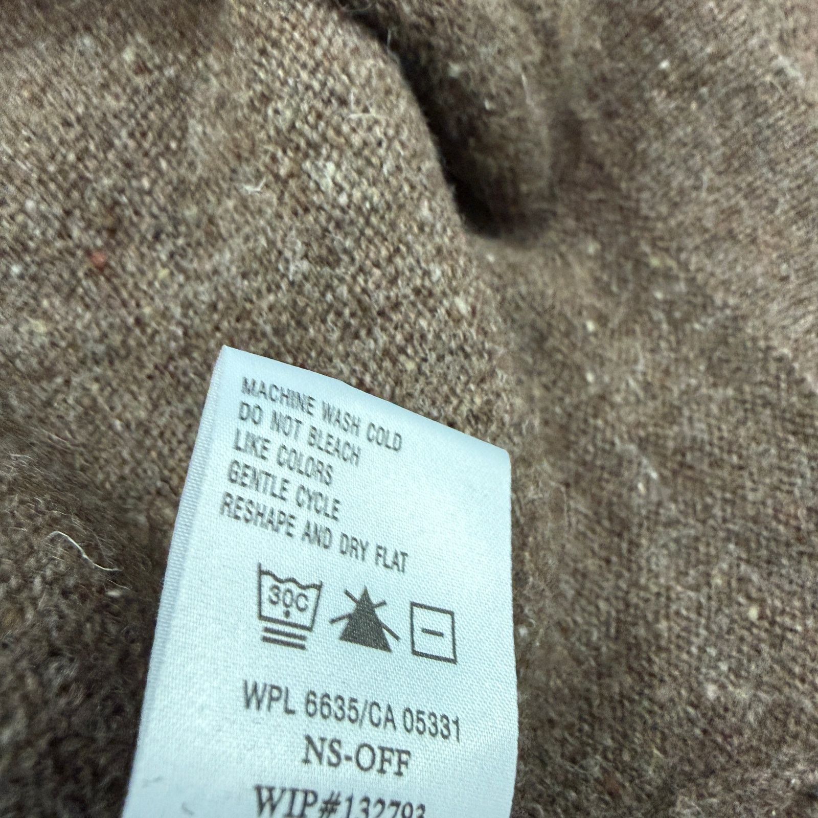 Vintage Woolrich Lambs Wool Sweater Mens 2XL Brown Wood Heather Size US XXL / EU 58 / 5 - 6 Thumbnail