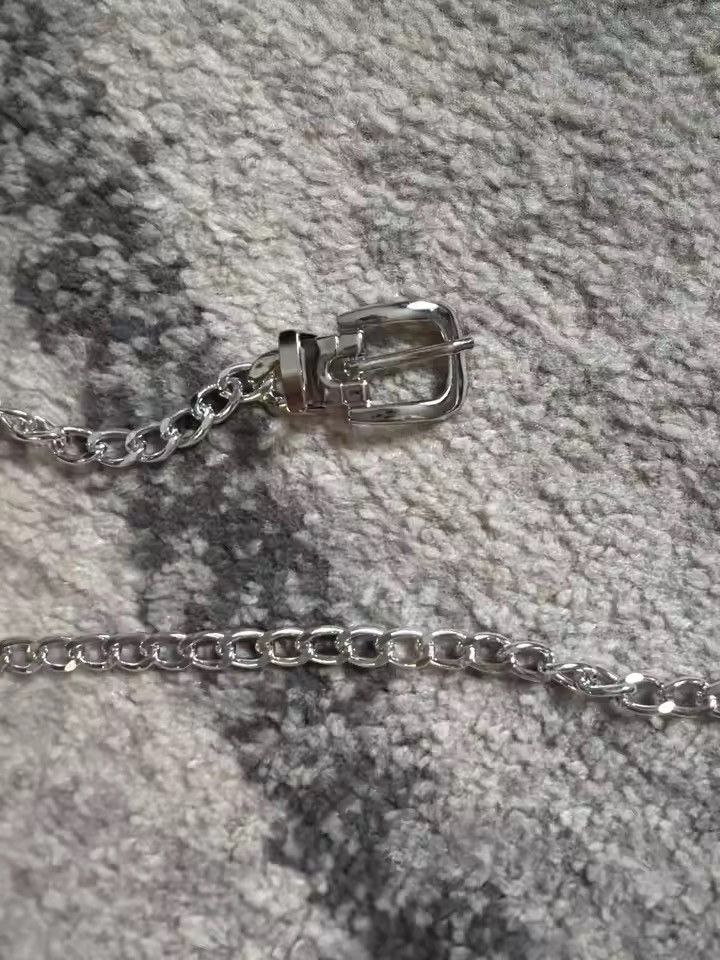 Japanese Brand Polished Cuban Link Chain Belt (105cm) Size ONE SIZE - 2 Thumbnail