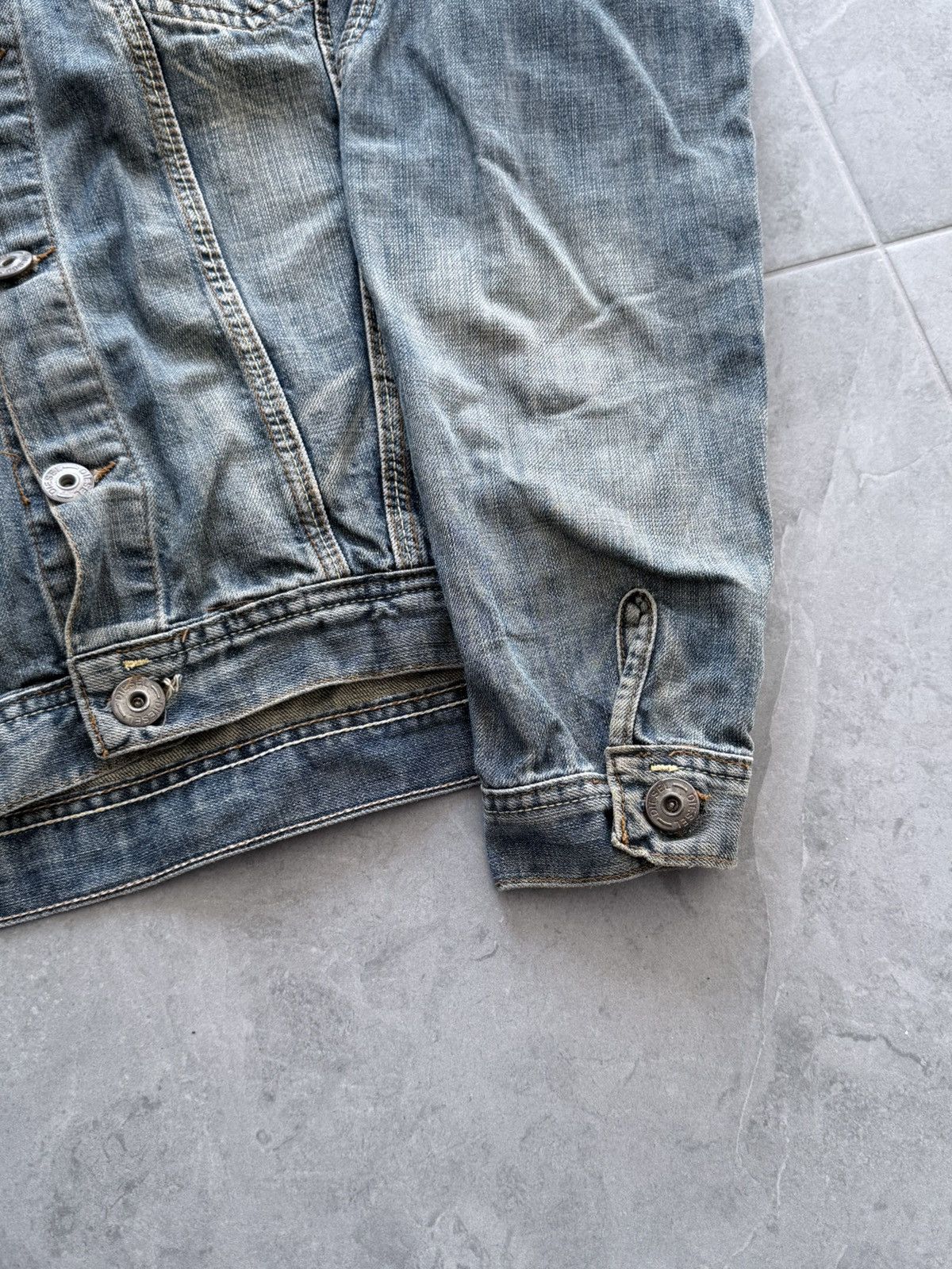 Diesel 00s Diesel Washed Faded Denim Jacket Size US M / EU 48-50 / 2 - 3 Thumbnail