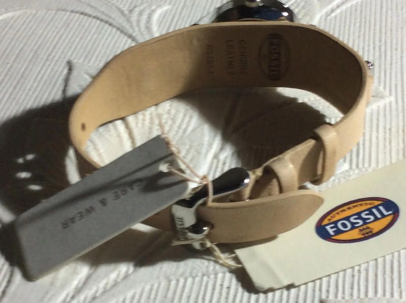 Fossil Fossil ladies silver dial brown leather strap watch Size ONE SIZE - 5 Thumbnail