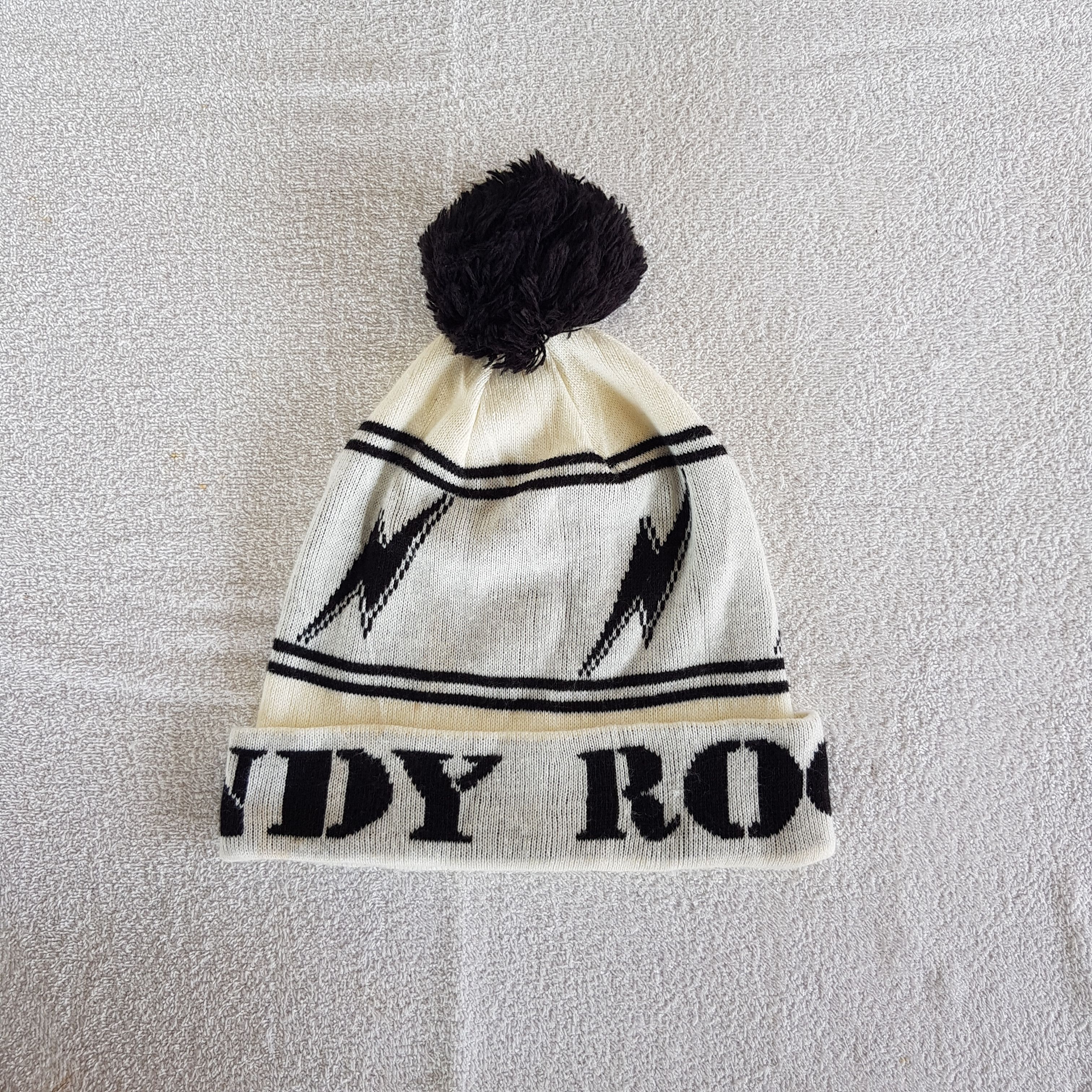Japanese Brand Vintage Candy Rock Beanie Pom Pom Snow Caps Hats Size ONE SIZE - 5 Thumbnail