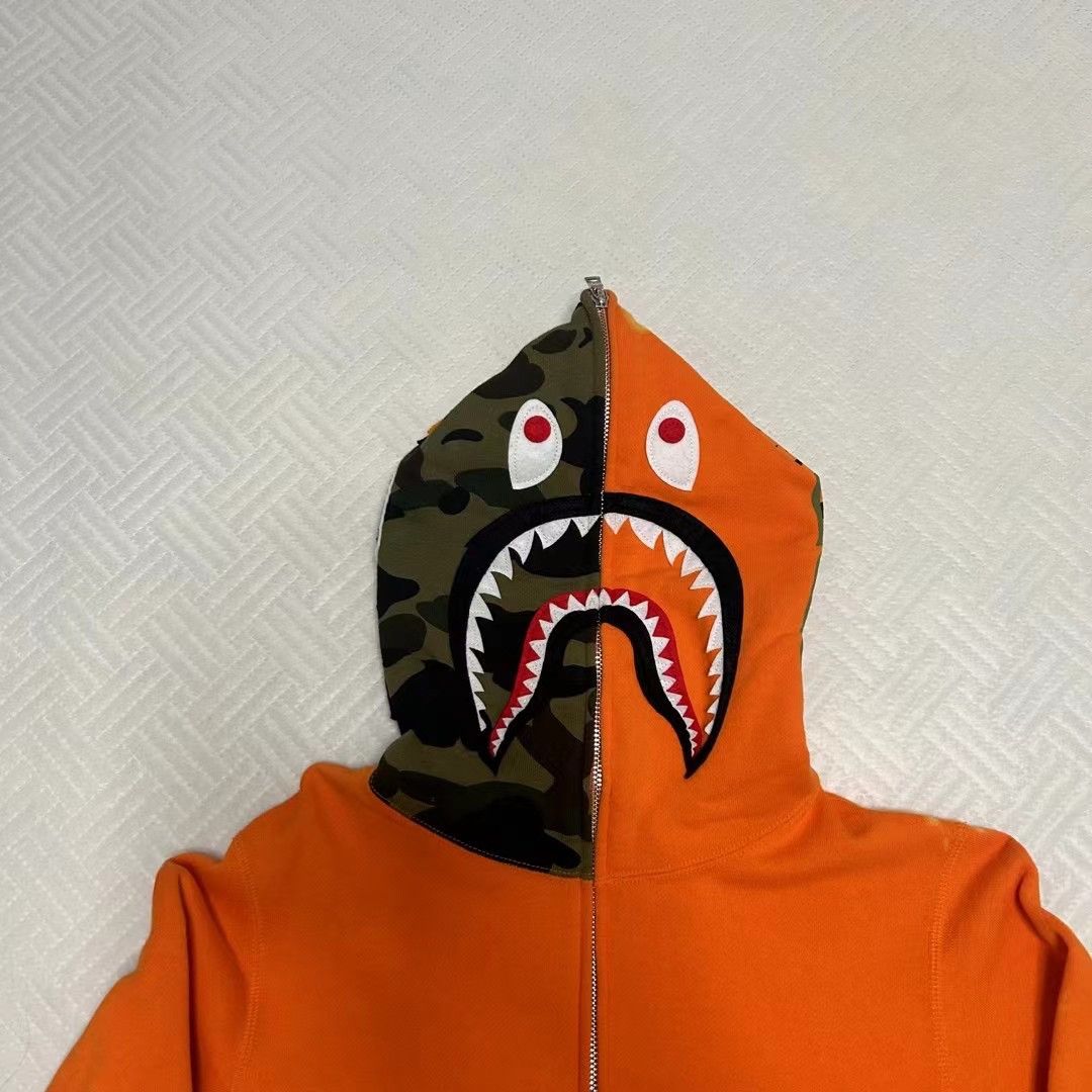 Bape 1ST CAMO SHARK FULL ZIP HOODIE Size US S / EU 44-46 / 1 - 2 Thumbnail