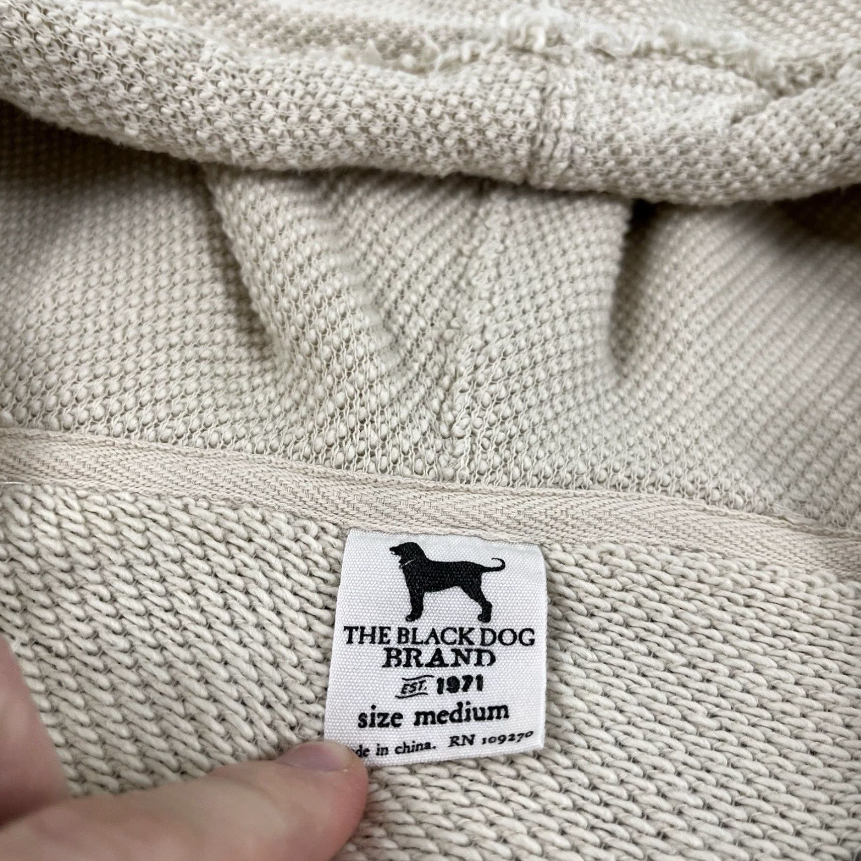 J Brand THE BLACK DOG Hoodie Women Medium Brown Knit Pullover Sweater Beach Casual Long Sleeve Size M / US 6-8 / IT 42-44 - 3 Thumbnail