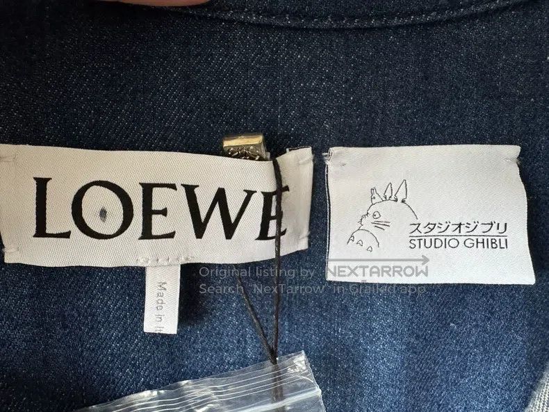 Loewe Loewe Howl's Moving Castle Collaboration Denim Jacket, Shi Size 4XL / US 24-26 - 3 Thumbnail
