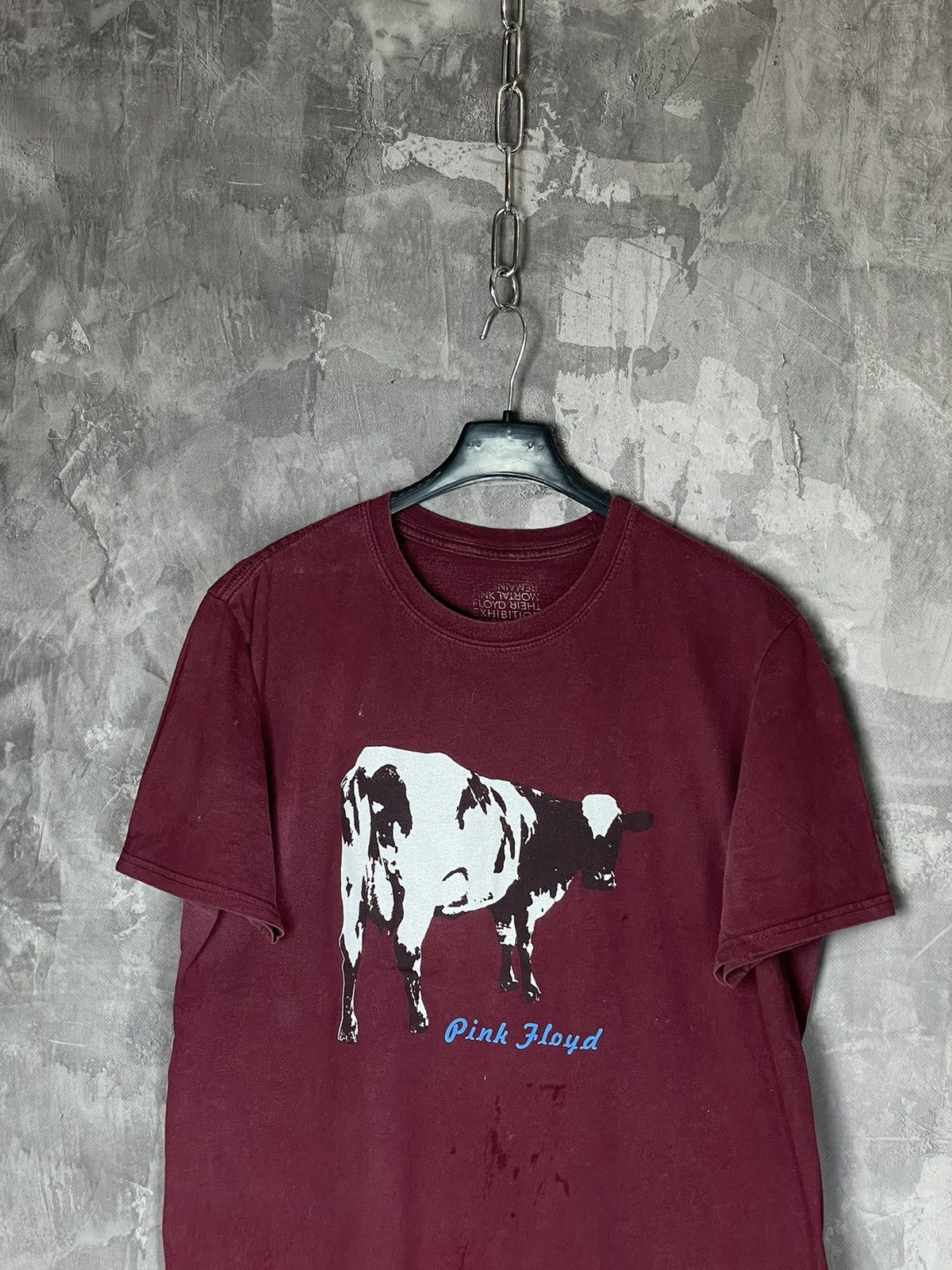 Band Tees × Pink Floyd × Vintage Vintage 2000 Pink Floyd COW tee distressed Size US S / EU 44-46 / 1 - 2 Thumbnail