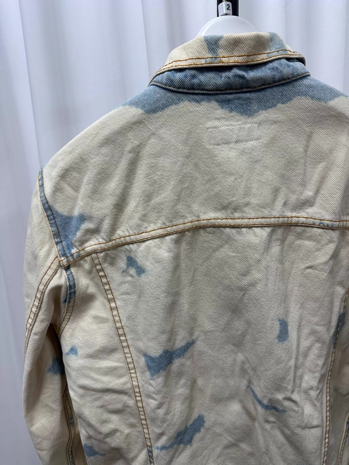 Dries Van Noten Dries Van Noten White Cloud Denim Jacket M Size US M / EU 48-50 / 2 - 5 Thumbnail