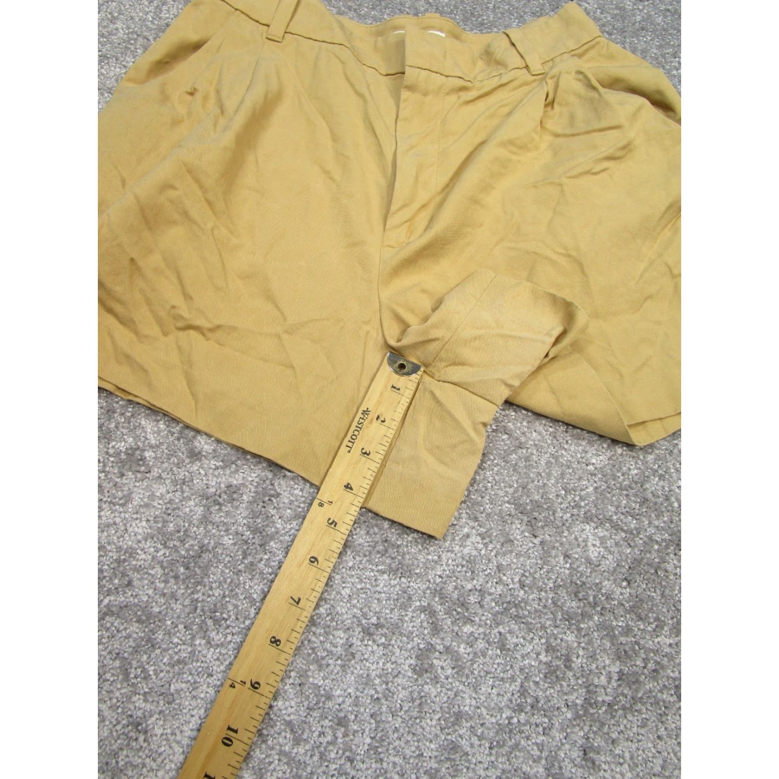 Madewell Madewell Shorts Womens 10 Harlow Drapey Twill Khaki Beige Pleated Chino Casual Womens 10 Madewell Shorts Size 32" / US 10 / IT 46 - 6 Thumbnail