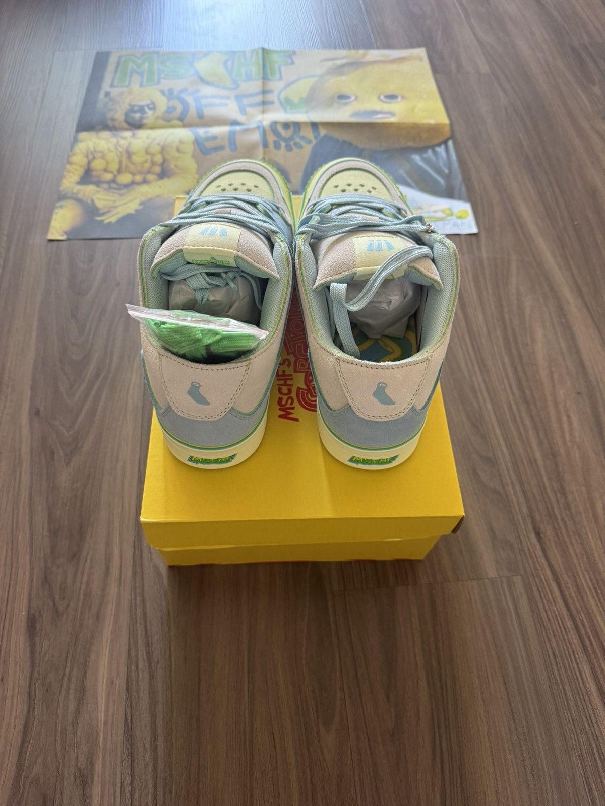 MSCHF MSCHF Gobstomper “Sour Edition” Gray Size 11 Size US 11 / EU 44 - 3 Thumbnail