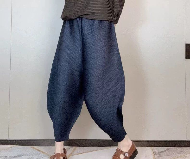 Issey Miyake Issey Miyake size:3 Black twill Aladdin pants Size 31" - 8 Thumbnail