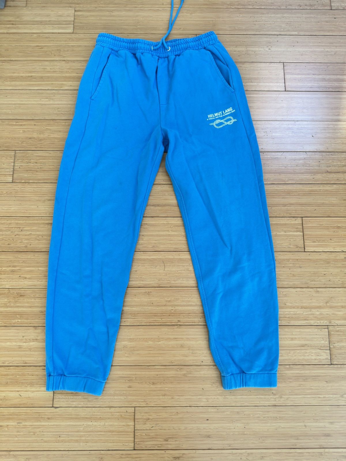 Helmut Lang Helmut Lang Knot Joggers Size M Cerulean Size US 31 - 1 Thumbnail