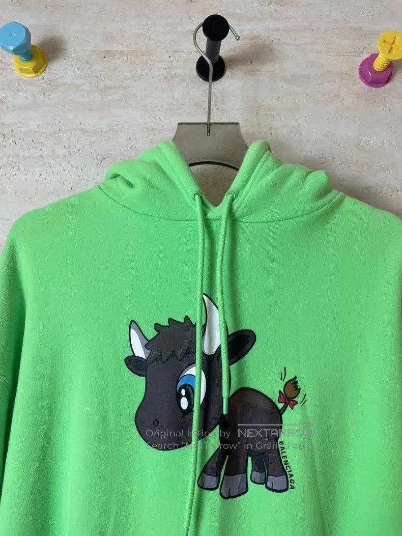 Balenciaga Balenciaga Green Calf Limited Hoodie Size US XS / EU 42 / 0 - 2 Thumbnail