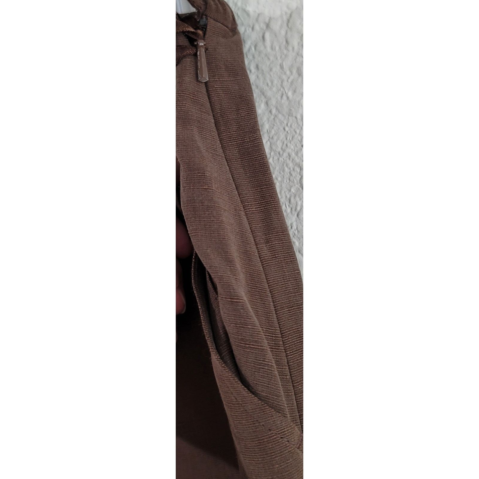 Preston & York Preston & York Dark Brown Slub Knit Ankle Pants Medium Size 32" / US 10 / IT 46 - 6 Thumbnail