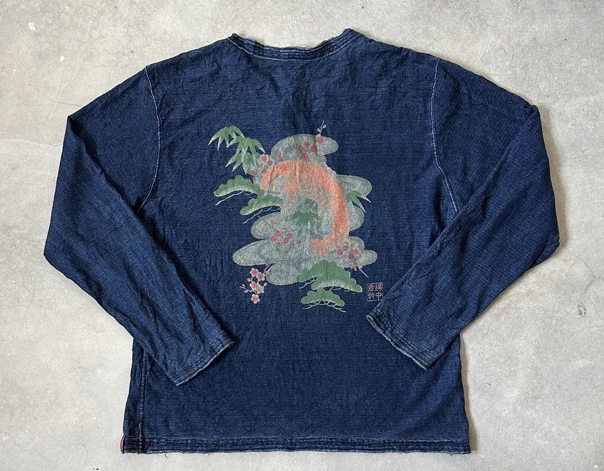 Eternal VINTAGE ETERNAL JAPAN BUTTON DENIM LS TEE Size US M / EU 48-50 / 2 - 1 Thumbnail