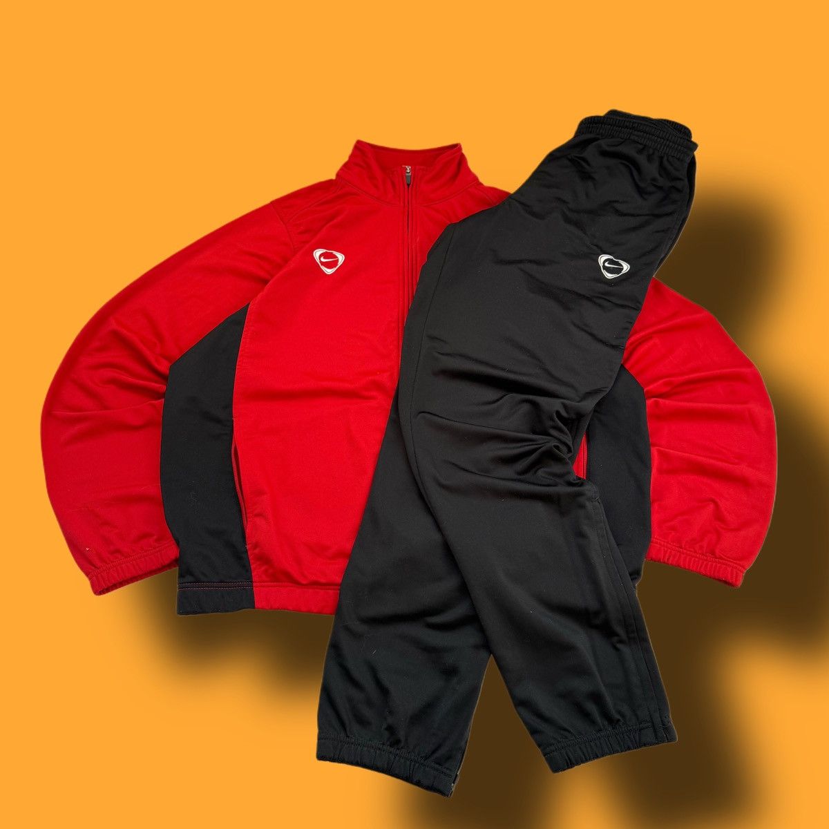 Nike × Vintage NIKE VINTAGE OVERSIZE DRIL TRACK SUIT Y2k Size US L / EU 52-54 / 3 - 1 Thumbnail