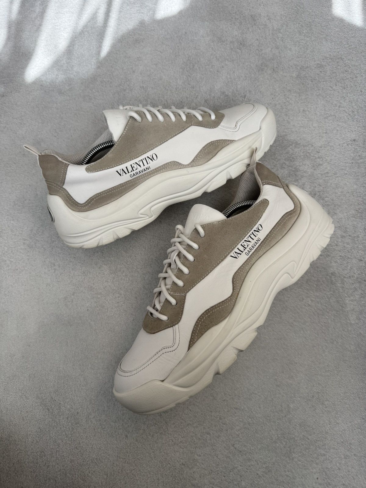 Valentino Valentino Garavani White Gumboy Calfskin Sneakers Size45 Size US 11 / EU 44 - 2 Thumbnail