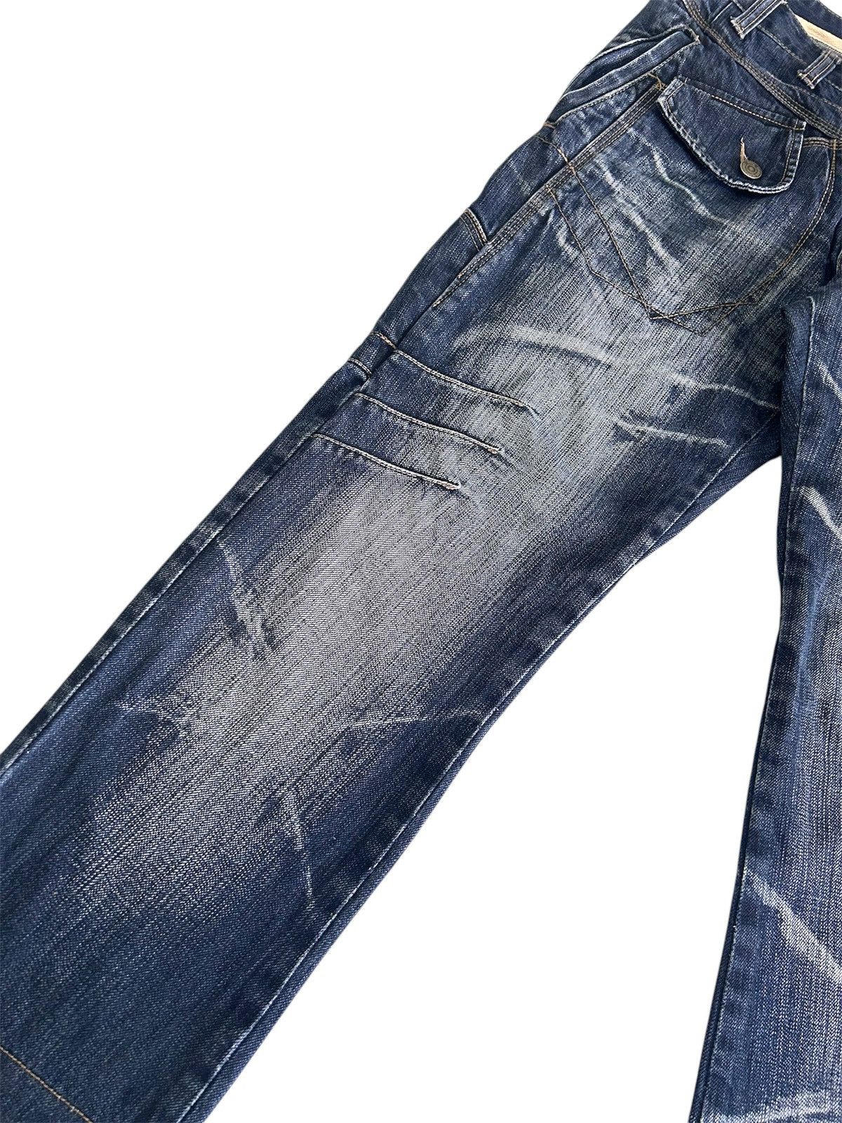 PPFM × Vintage 💥 Vintage Japanese Denim PPFM Mad Punk Jeans Size US 31 - 4 Thumbnail