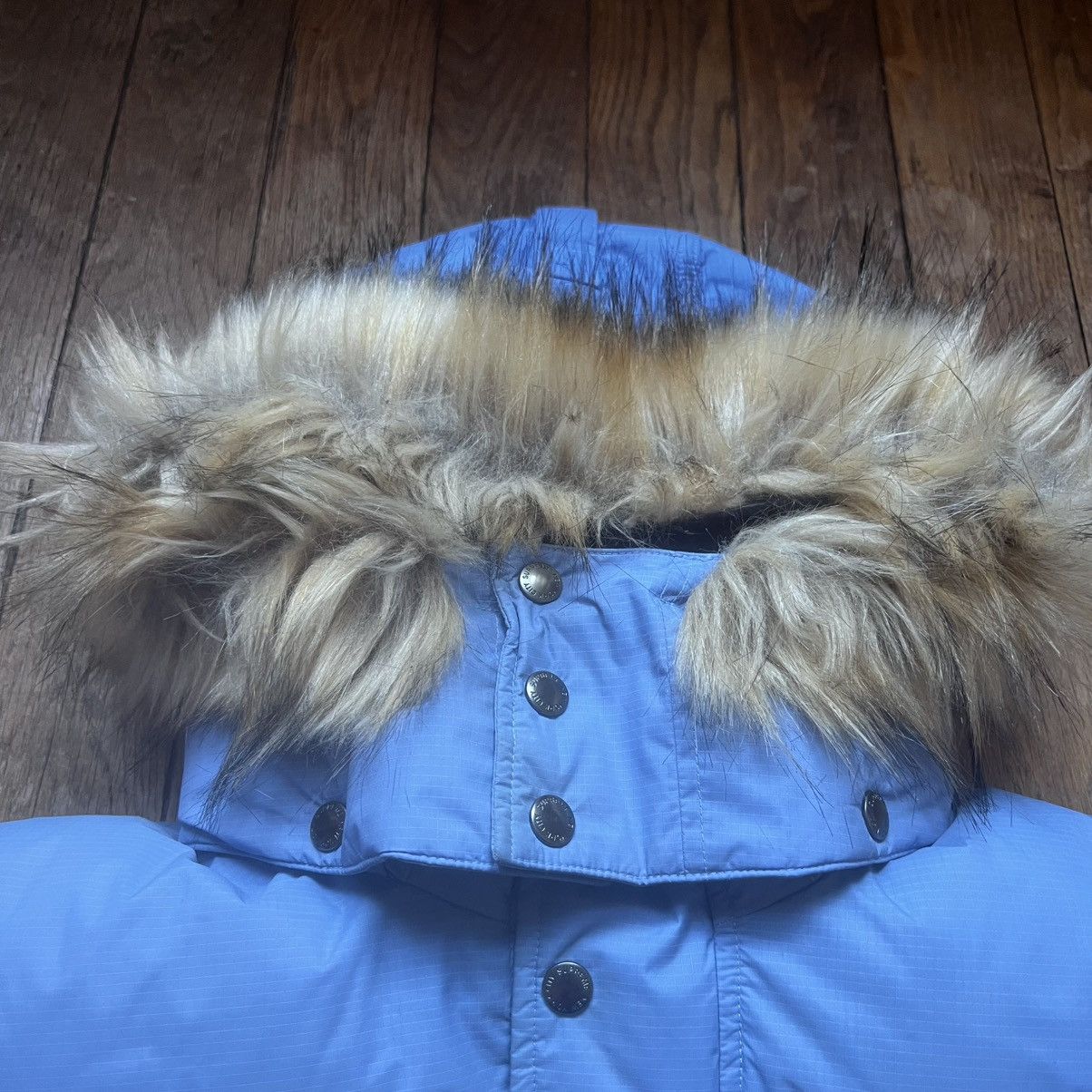 Supreme Supreme Facemask Fill-700 Down Puffer Jacket Light Blue M Size US M / EU 48-50 / 2 - 4 Thumbnail