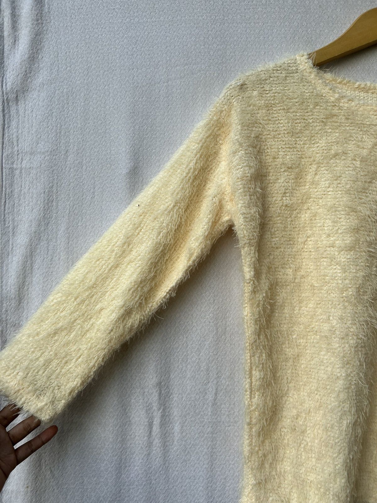 Japanese Brand Fuzzy Mohair Knit Japan Grunge Avantgarde Styled Size US M / EU 48-50 / 2 - 6 Thumbnail